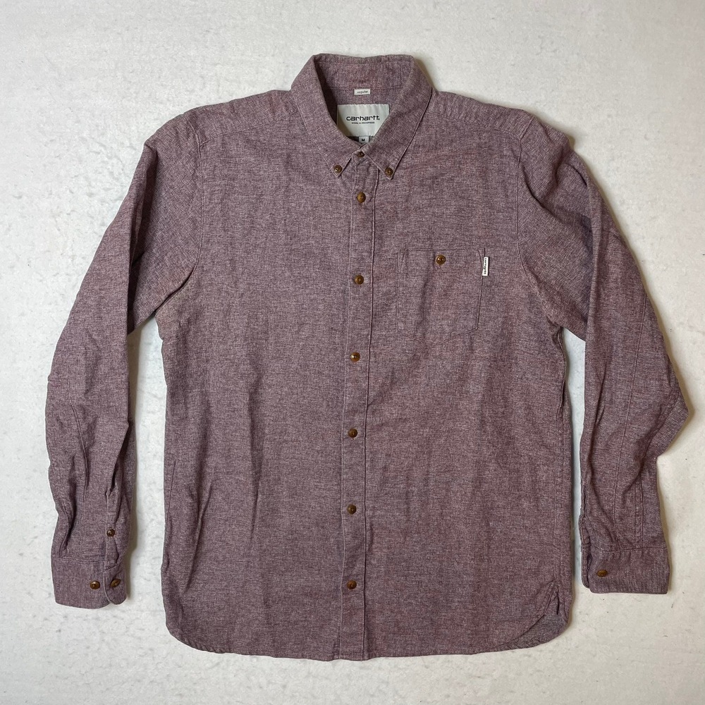Carhartt Men's Medium, Work In Progress button down shirt